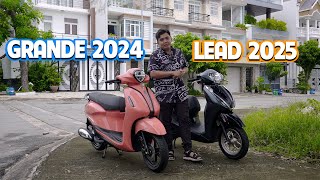 Compare Lead 2025 vs Grande 2025 - Which is the right choice for women?