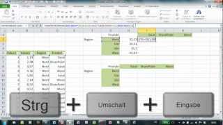 Excel - AGGREGAT(14) und Arrayfunktionen für KGRÖSSTE