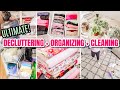 EXTREME! ORGANIZE DECLUTTER CLEAN WITH ME | CLEANING MOTIVATION | DECLUTTERING & ORGANIZING