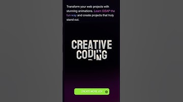 New Homepage Animations: Build in Public #GSAP #creativecoding