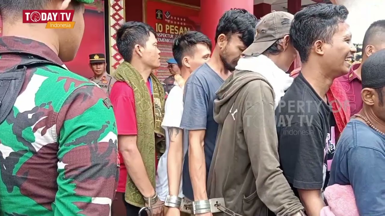 Ratusan Tahanan di Pindah Ke Rutan Kelas IIA Kotabumi