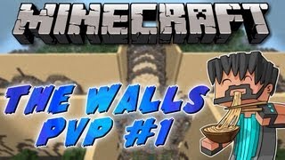 Minecraft Mini-Game : The Walls - Game 1 - w/ Thinknoodles & Friends