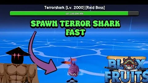 How to spawn the NEW terror shark FAST!|blox fruits|roblox|