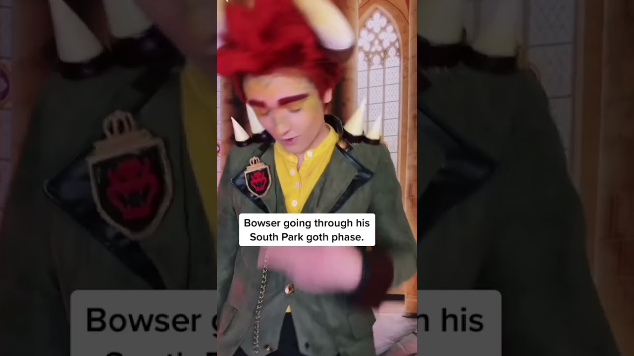 Bowser doing the South Park goth kids dance gets me every time