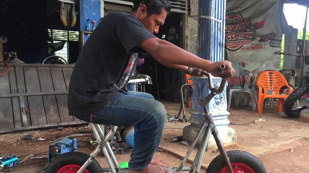 Belajar bikin sepeda motor listrik  part 2 YouTube