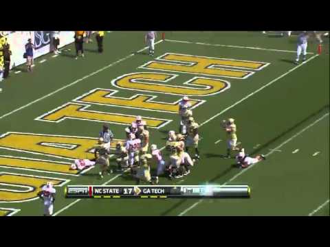 Georgia Tech vs. North Carolina State 2010 (Counter Iso)
