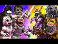 Sfm fnaf twisted vs halloween animatronics