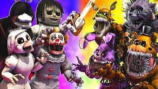 [SFM FNaF] Twisted vs Halloween Animatronics