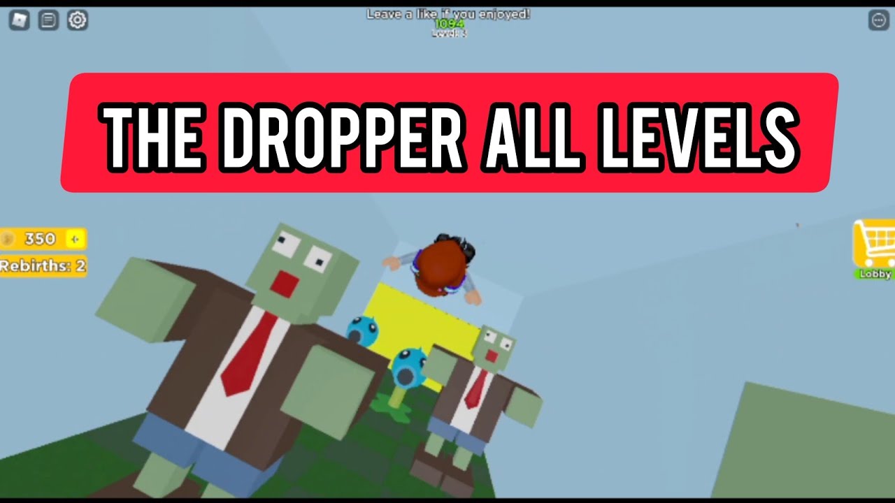 Roblox The Dropper All Levels Youtube - roblox levels song