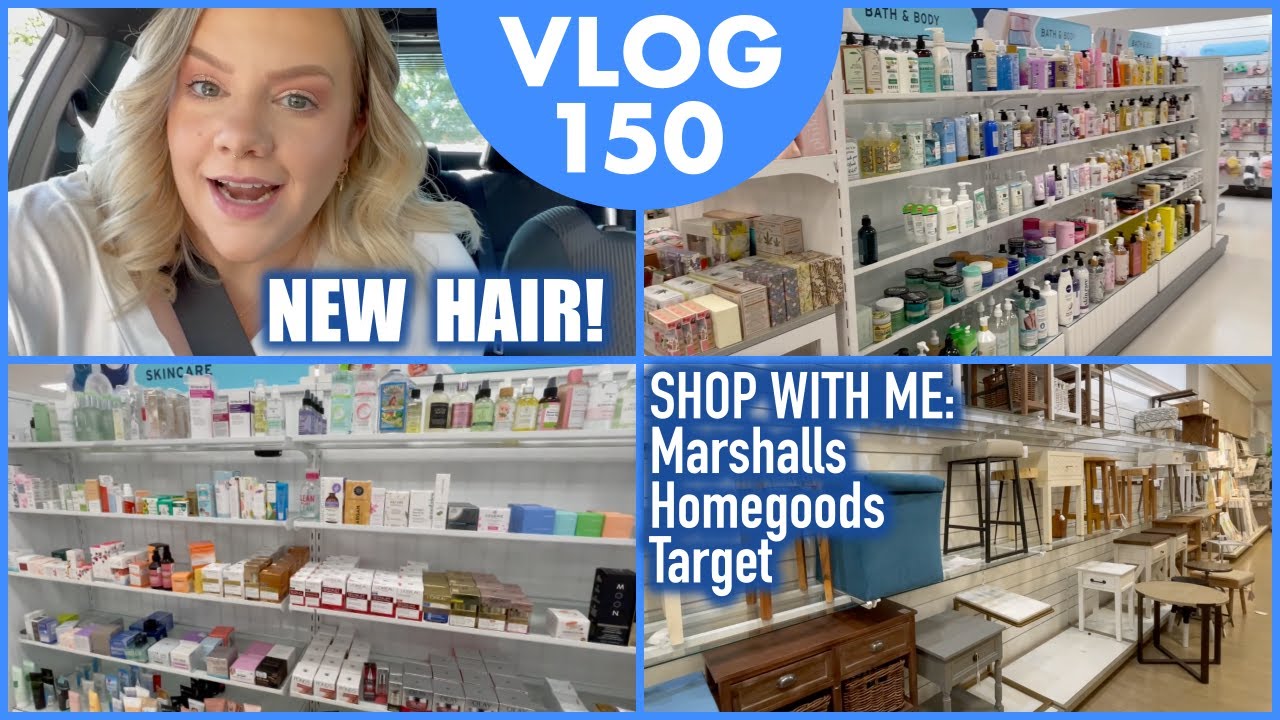 VLOG 150 Come shopping with me at Marshalls, Homegoods & Target + NEW
