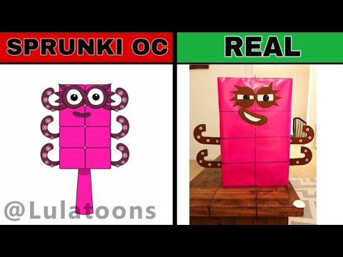 Number Blocks In Real Life Sprunki OC: Eight (from Numberblocks) in REAL LIFE - YouTube