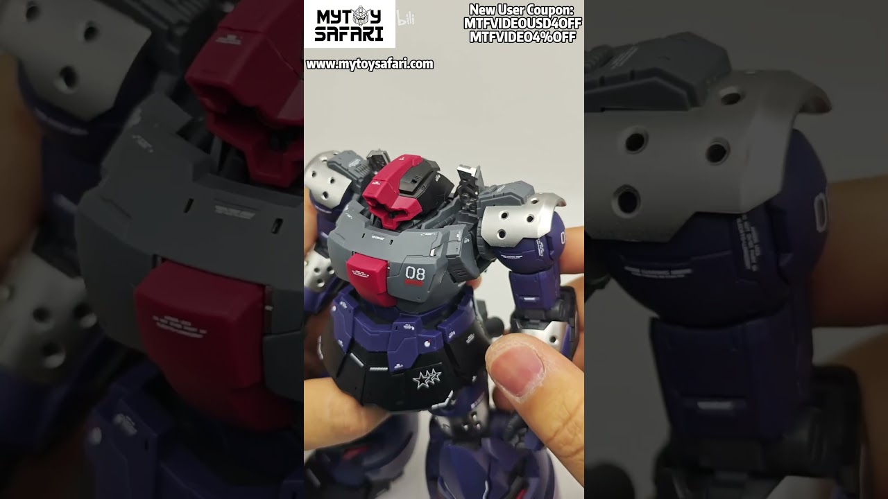 Review Video for Zhu Meng Model Grips Model Kit #modelkit #gundam