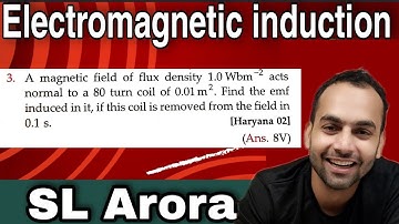 Pfp-3 Electromagnetic Induction (EMI) Numericals from Sl arora 12th physics based on magnetic flux