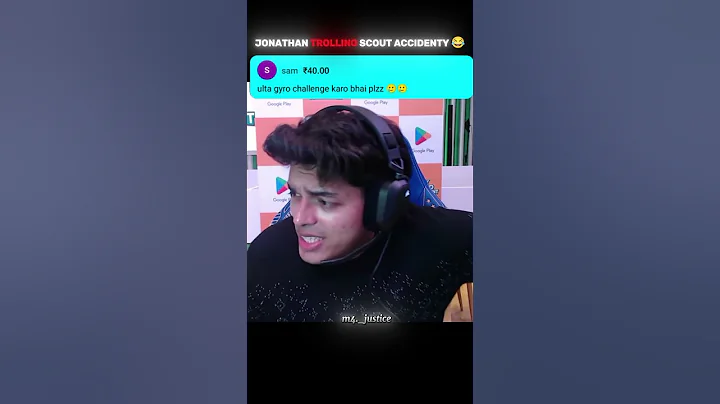 JONATHAN TROLLING SCOUT ACCIDENTLY 💀 #shortsvideo #bgmishorts #jonathangaming  #bgmi #pubg