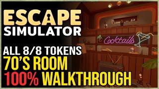 Escape Simulator 70's Room - All Tokens