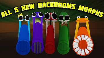 UPDATE - How To FInd ALL 5 NEW BACKROOMS MORPHS in Find The Backrooms Morphs