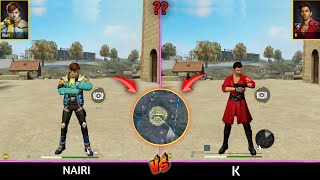 NAIRI VS K ZONE TEST FREE FIRE//GARENA FREE FIRE