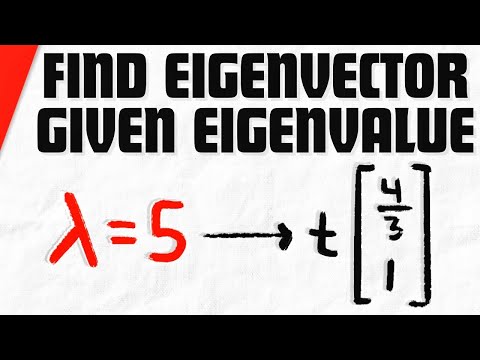 Find Eigenvector Corresponding