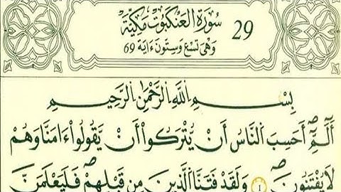 سورة العنكبوت رواية قالون عن نافع بالرسم الداني شيخ وليد النائحي (التجويد الليبي)