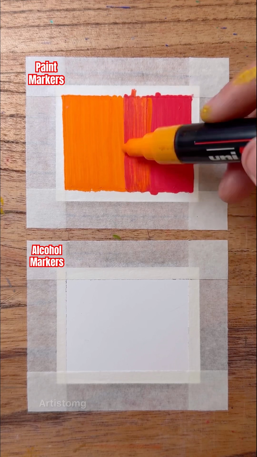 Blending Colors with Different Art Supplies! ✍️✨? || What’ss your Favv?! ? #art #tip #artsupplies