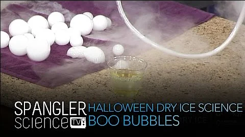 Halloween Dry Ice - Boo Bubbles - Cool Science Experiment
