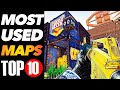Top 10 Most USED MAPS in Cod History