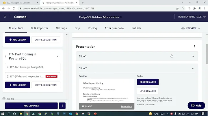 Partitioning in  postgresql #postgresql #postgres #postgresqltutorial