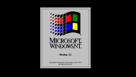 windows nt 3.1 parody