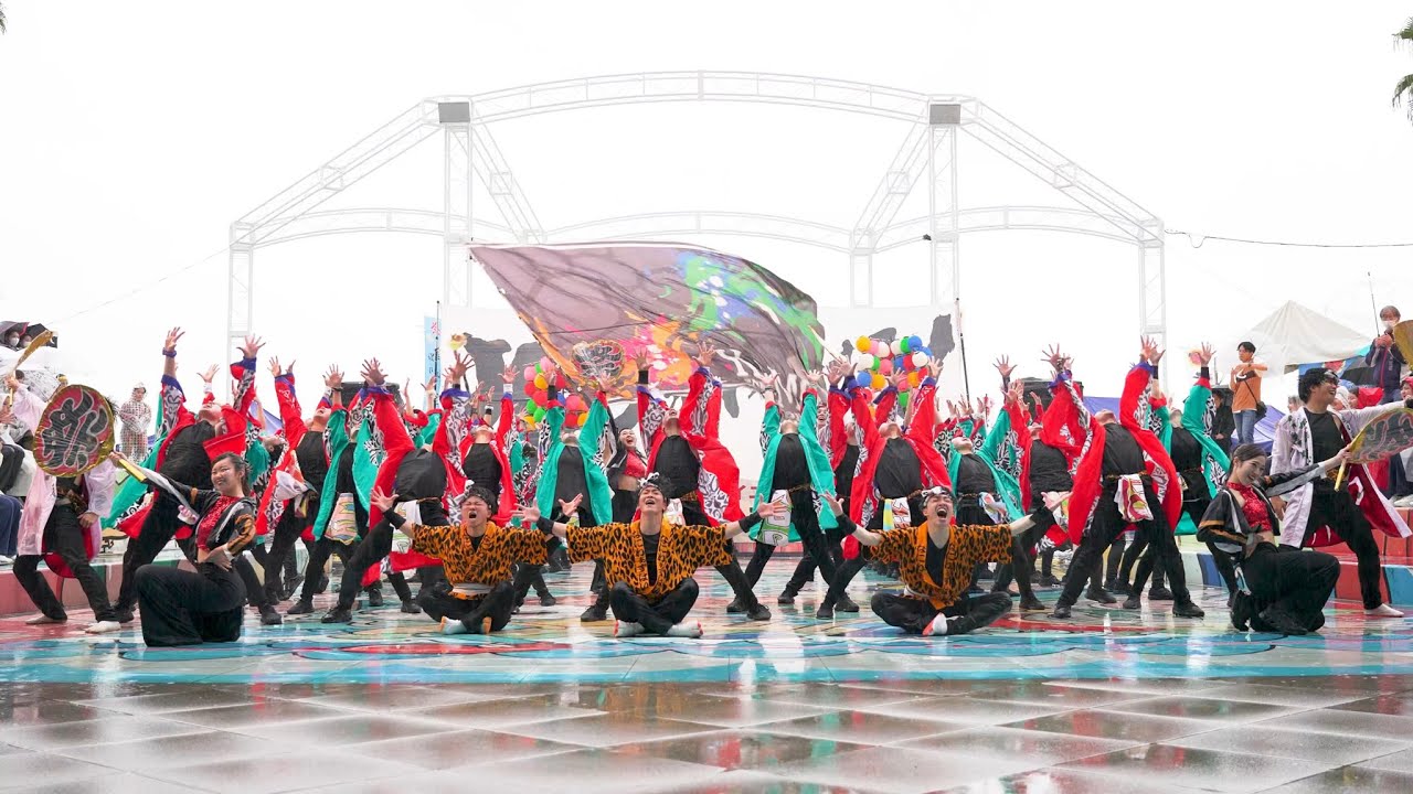 [4K] 嘉們-KAMON-　『大阪万々祭』初披露 殿堂入り[第2号]記念演舞　大阪ベイエリア祭Worldあぽろん 2023