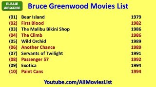 Bruce Greenwood Movies List