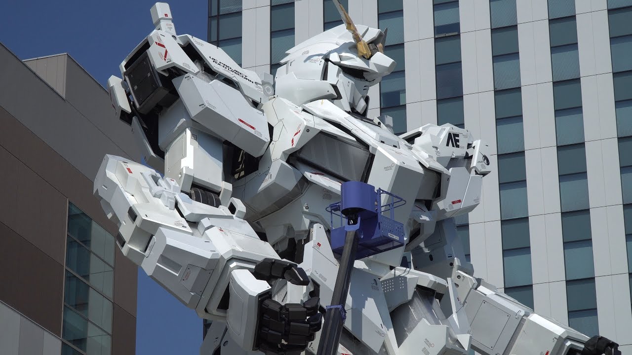 実物大ユニコーンガンダムの建造状況 17年9月9日 The Life Size Unicorn Gundam Construction Youtube