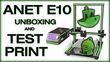 Testing the new Anet E10 3D printer