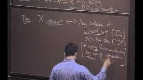 Real Analysis, Lecture 14: Connected Sets, Cantor Sets (1/7)