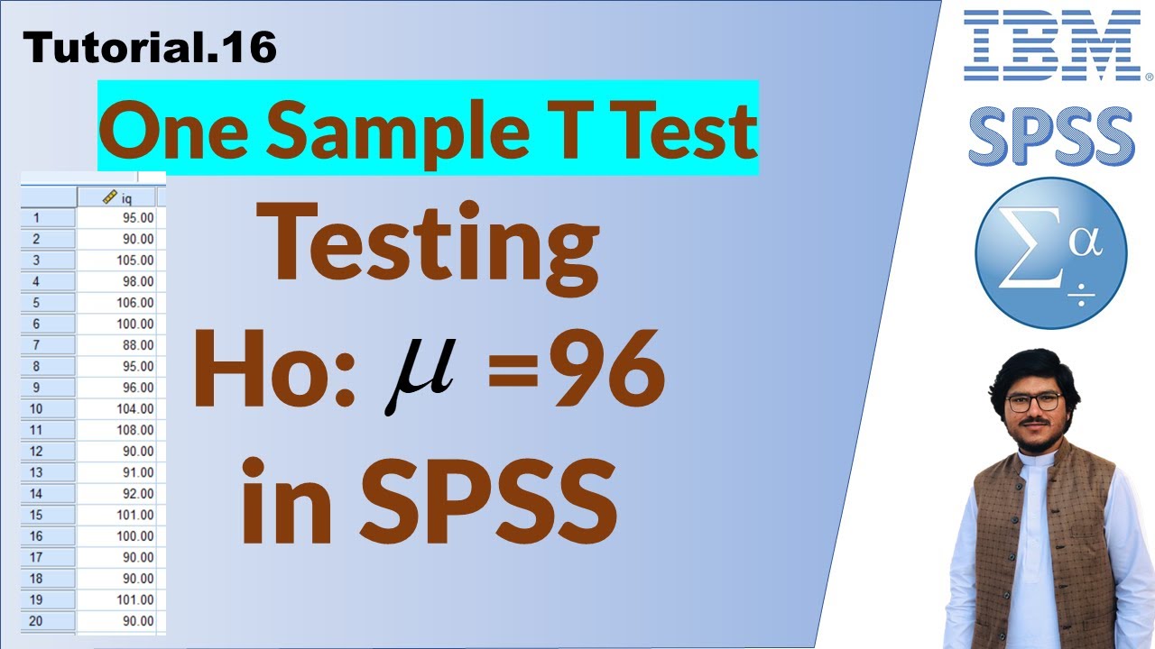 hypothesis testing in spss youtube