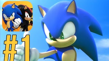 Sonic Forces: Gameplay Walkthrough Part 1 - Hawk, The Fastest! (iOS, Android)