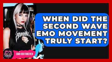 When Did The Second Wave Emo Movement Truly Start? - Emo Kid Forever
