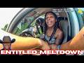 Woman Refuses to Leave Her Car For a Tow, Ends Badly