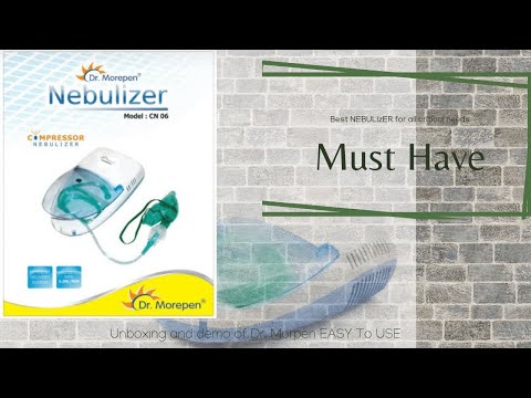 How to setup Nebulizer -Dr.Morepen CN06 unboxing-Nebulizer Setup