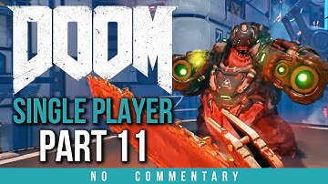 Doom Walkthrough Part 11 (no commentary) Doom 4 2016 Gameplay