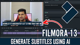 How I Generate Subtitles in Filmora 13 Using AI in Minutes screenshot 5