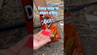 Easy way to start a fire #shorts