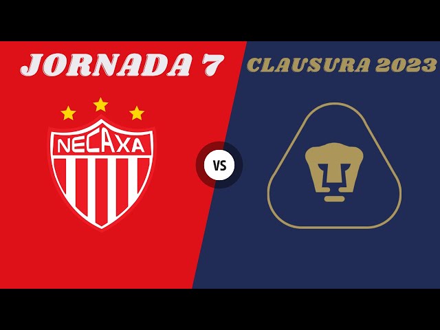 NECAXA VS PUMAS JORNADA 7 EN VIVO
