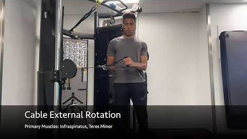 Cable External Rotation | Exercise Video Library