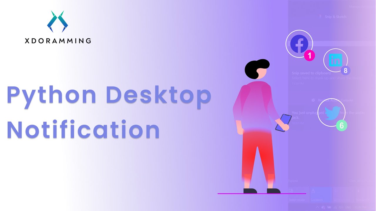 Python Notification Drawer in PC | Notification for unwanted Folder ...