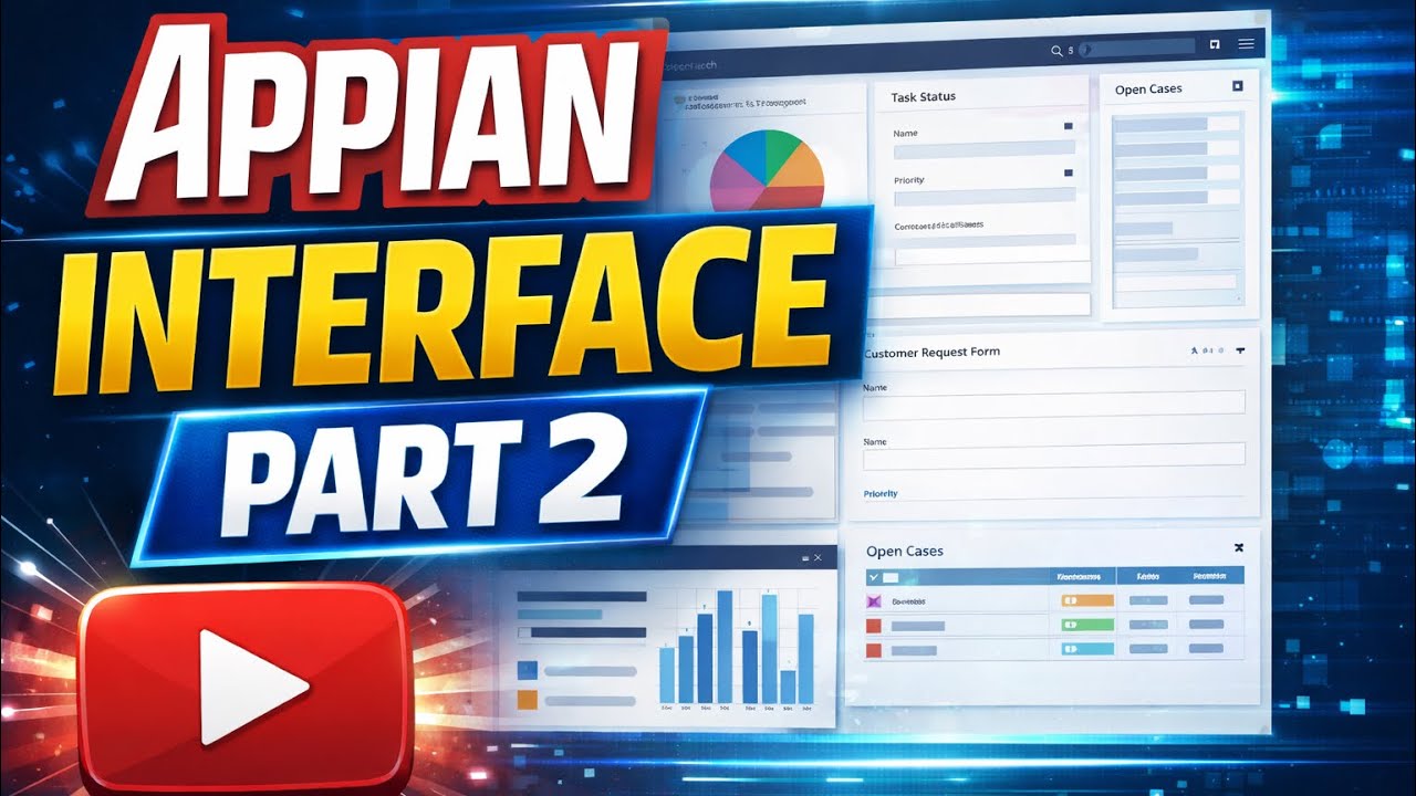Appian Interface : Part 2 | Creating a form using interface #appian # ...