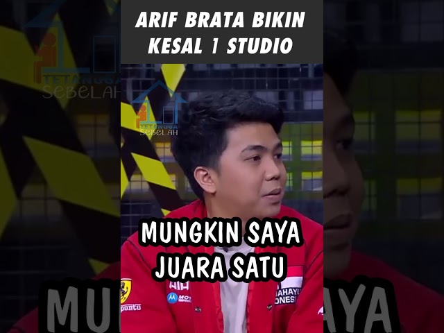 ARIF BRATA Mainin Emosi Satu Studio TONIGHTSHOW #shorts class=