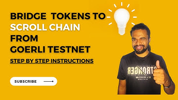 3 - Bridging Tokens to Scroll Steps Explained | Scroll Airdrop | Get Free tokens from Airdrop