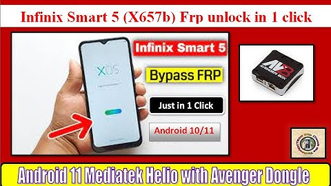 Infinix Smart 5 (X657b) Frp unlock in 1 click android 11 Mediatek Helio | 2022 | TECH City 2.0