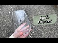 DIY ETCHED WINE GLASS | How To Etch Glass Using Cricut & Armour Etch \\ (SUPER EASY!!)