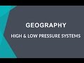Atmospheric Pressure and Its Impact on Weather Patterns